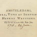 1711 Greek BIBLE New Testament Cartesian Etienne Courcelles Novum Testamentum