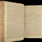 1785 ENORMOUS Holy BIBLE Newcastle ART Commentary Swiss Protestant Osterwald