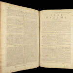 1785 ENORMOUS Holy BIBLE Newcastle ART Commentary Swiss Protestant Osterwald