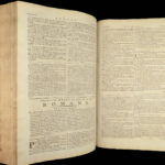 1785 ENORMOUS Holy BIBLE Newcastle ART Commentary Swiss Protestant Osterwald