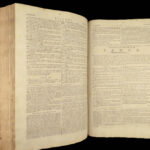 1785 ENORMOUS Holy BIBLE Newcastle ART Commentary Swiss Protestant Osterwald