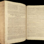1785 ENORMOUS Holy BIBLE Newcastle ART Commentary Swiss Protestant Osterwald
