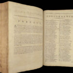 1785 ENORMOUS Holy BIBLE Newcastle ART Commentary Swiss Protestant Osterwald