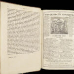 1826 NEGRO SLAVERY in America Parry Northwest Passage 1ed Gentlemans Mag 2v