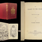 1846 Charles Dickens 1ed Cricket on the Hearth Christmas Carol FAMOUS