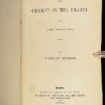 1846 Charles Dickens 1ed Cricket on the Hearth Christmas Carol FAMOUS