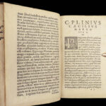 1561 PLINY Elder 1ed Natural History Astronomy Magic Alchemy Miracles Gemology 3v