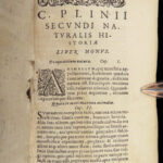 1561 PLINY Elder 1ed Natural History Astronomy Magic Alchemy Miracles Gemology 3v