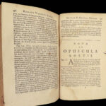 1656 Boethius Consolation of Philosophy Medieval Latin CLASSIC Renatus Vallinus