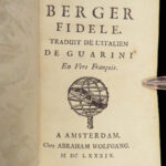 1689 Pastor Fido Guarini Italian Pastoral Arcadia Faithful Shepherd Illustrated