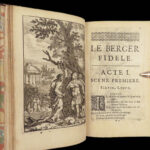 1689 Pastor Fido Guarini Italian Pastoral Arcadia Faithful Shepherd Illustrated
