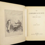 1893 Mark Twain 1st/1st Million Pound Bank Note & Other Stories Comedy Humor