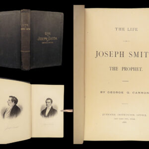 1888 Life of Joseph Smith 1ed Prophet LDS Mormon Church Brigham Young Salt Lake