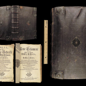 1793 ENORMOUS Martin Luther BIBLE Thurneysen Basel Switzerland German Biblia