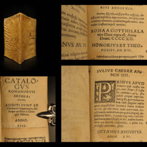 1553 Sabinus Catalog of Roman & German Emperors ROME Charlemagne Augustus Caesar