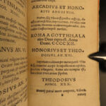 1553 Sabinus Catalog of Roman & German Emperors ROME Charlemagne Augustus Caesar