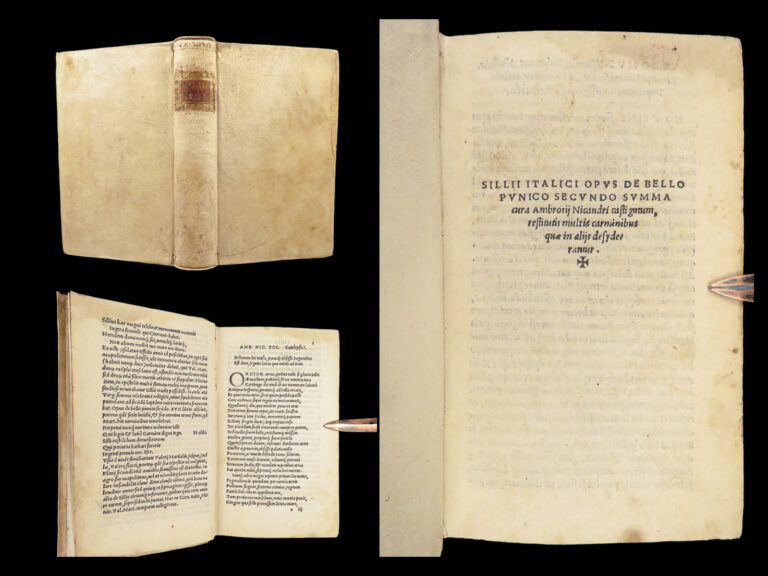 Image of 1515 Silius Italicus PUNICA Second Punic War ROME Philip Junta Epic Latin Poetry