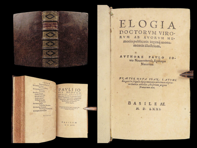 Image of 1571 Paolo Giovio Biographies of Alexander the Great Columbus Cortez Charlemagne