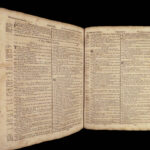 1833 English Holy Bible Illustrated HUGE Jersey Woodmansee Civil War PROVENANCE