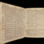 1833 English Holy Bible Illustrated HUGE Jersey Woodmansee Civil War PROVENANCE