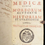 1684 English Medicine of Thomas Sydenham Surgery Observationes Medicae Morbis