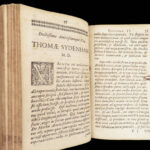 1684 English Medicine of Thomas Sydenham Surgery Observationes Medicae Morbis