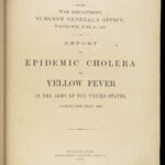 1865 CIVIL WAR Medicine 1st Gunshot Surgery Cholera Fever US War Dept Circulars