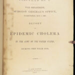1865 CIVIL WAR Medicine 1st Gunshot Surgery Cholera Fever US War Dept Circulars
