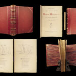 1867 DANTE Alighieri Divine Comedy Cary English John Flaxman Illustrated FOLIO