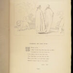 1867 DANTE Alighieri Divine Comedy Cary English John Flaxman Illustrated FOLIO