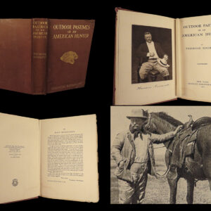 1905 Theodore Roosevelt 1st Outdoor Pastimes of American Hunter Big Game Hunting