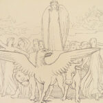 1867 DANTE Alighieri Divine Comedy Cary English John Flaxman Illustrated FOLIO