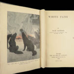 1906 White Fang by Jack London 1st edition | Illustrated Native American Indians