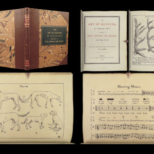 1843 Medieval HUNTS 1ed William Twiti Art of Hunting SECRETS Henry II England