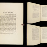 1924 Mark TWAIN Autobiography 1st Missouri Huckleberry Finn Tom Sawyer 2v