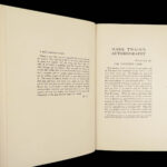 1924 Mark TWAIN Autobiography 1st Missouri Huckleberry Finn Tom Sawyer 2v