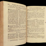 1751 Aesop’s Fables in GREEK & Latin | Mythology 1st Hauptmann Paris edition