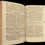1751 Aesop’s Fables in GREEK & Latin | Mythology 1st Hauptmann Paris edition