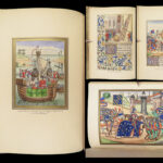 1844 ILLUMINATED Froissart Chronicles Art 1st Medieval 100 Years’ War Chivalry