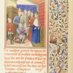 1844 ILLUMINATED Froissart Chronicles Art 1st Medieval 100 Years’ War Chivalry