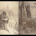 1887 FOLIO Rime of Ancient Mariner Coleridge Gustave Dore & Paton Illustrated