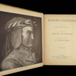 1888 Dante Alighieri Divine Comedy English Inferno Hell Gustave DORE Illustrated