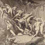 1888 Dante Alighieri Divine Comedy English Inferno Hell Gustave DORE Illustrated