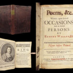 1682 Poems of Edmund Waller English Poetry Caroline Court Dryden Influence