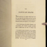 1804 Dance of Death 1st edition Hans Holbein & Wenceslas Hollar | Occult ART