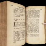 1699 English LAW by Henry Curson 1st William & Mary Colonial AMERICA INDIANS