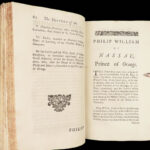 1734 House of Nassau 1st History by Breval w/ William of Orange Genealogy RARE