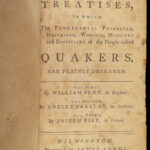 1783 Quakers in Colonial America | Ben Franklin Connection USA printing PENN