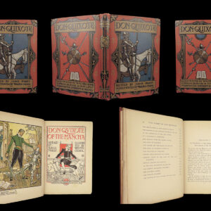 1900 Don Quixote by Cervantes w/ Thomas Shelton English & Walter Crane ART