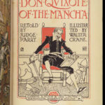 1900 Don Quixote by Cervantes w/ Thomas Shelton English & Walter Crane ART